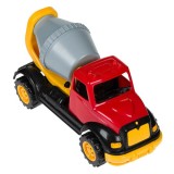 Vehicul de santier betoniera rosie gri 30x13x16 cm Exclusive