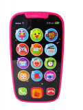 Smartphone de jucarie cu sunete interactive, Roz, 6-9 luni, Fata
