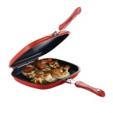 Cumpara ieftin Tigaie dubla tip grill Crown, 36 cm, manere magnetice