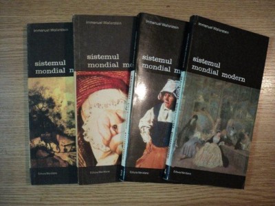 SISTEMUL MONDIAL MODERN , 4 VOLUME de IMMANUEL WALLERSTEIN , 1991 foto