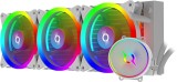 Cooler Procesor AQIRYS AQUARIUS 360 AIO Lichid 3 Ventilatoare aRGB Alb