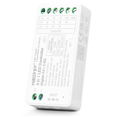 Controller Dimmer Led RGB RGBW RGBCCT, Zigbee 3.0+ 2.4Ghz, 12-24VDC MiBoxer FUT037Z+ foto