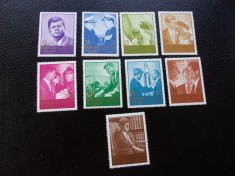 MAHRA STATE 1967 - ISTORIE , JOHN F. KENNEDY 2 SERII DANTELATA SI NEDANTELATA foto