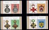 ✅RO 2020 ,LP 2283 &quot;Ordine si medalii rom.&quot; , serie viniete+tabs+margini , MNH, Fauna, Nestampilat