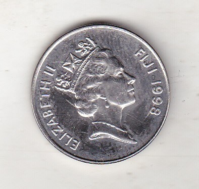 bnk mnd Fiji 10 centi 1998 unc foto