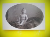 HOPCT RO 398 X COPIL BEBELUS -FOTOGRAFIE VECHE-TIP CP