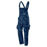 Pantaloni de lucru cu pieptar, salopeta, model Camo Navy, marimea XXL/56, NEO GartenVIP DiyLine