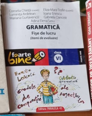 Gramatica. Fise de Lucru pentru clasa a VI-a foto