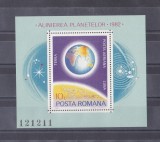 M1 TX3 5 - 1981 - Alinierea planetelor - colita dantelata
