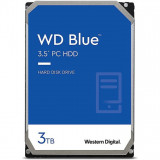 HDD intern 3.5, 3TB, Blue, SATA3, IntelliPower (5400rpm), 256MB, Western Digital