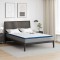 vidaXL Păturile pentru saltea Alb și albastru 140 x 190 cm 4106259