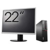 Pachet Calculator Second Hand LENOVO M910 SFF, Intel Core i5-6500 3.20GHz, 8GB DDR4, 256GB SSD + Monitor 22&amp;quot; NewTechnology Media