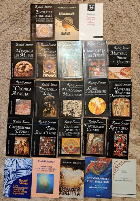 Rudolf Steiner - lot de 25 de cărți