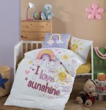 Cumpara ieftin Lenjerie pentru pătuț de copii Clasy Sun Love