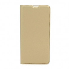 Husa Flip Compatibila cu Samsung Galaxy S20 Ultra - Dux Ducis Skin Pro Gold