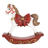 Cumpara ieftin Figurina Craciun Calut polirasina multicolora 17x5x18 cm