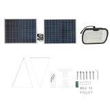 Lampa solara LED 63W cu panou solar 25W si baterie 7V/10Ah Breckner