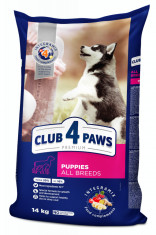 Club4Paws, Hrana uscata Premium pentru catei junior, Premium, 14 kg foto