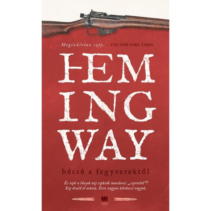 B&uacute;cs&uacute; a fegyverektől - Ernest Hemingway
