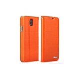 Husa Flip Piele Rock Elite Orange pentru Samsung Galaxy Note 3
