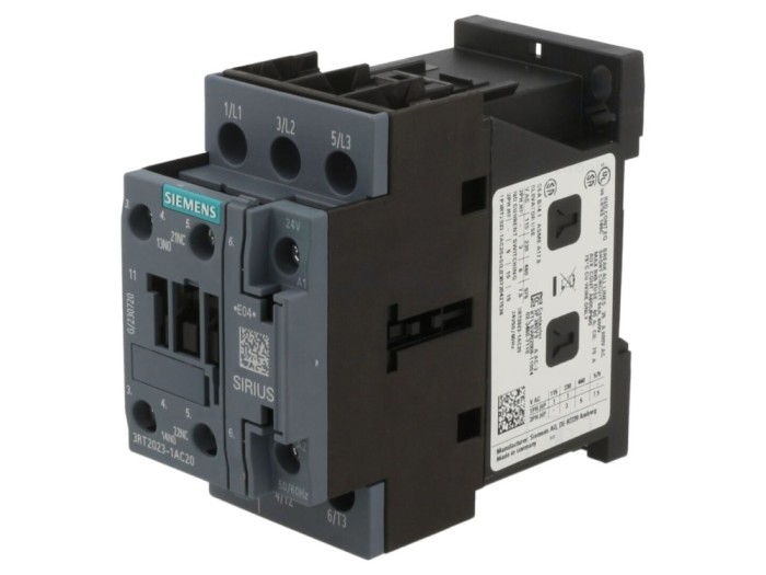 Contactor 3-polar 24VAC 9A