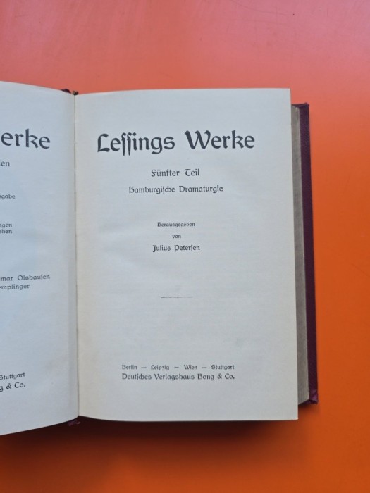 Leffings Werke - Julius Petersen