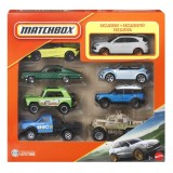 Set 8 masinute metalice Matchbox Porsche Cayenne exclusiv, scara 1:64