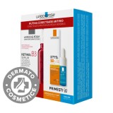 Pachet Serum Retinol B3 30ml + Anthelios UVmune 400 SPF50 15ml + Ser Hyalu B5 10ml, La Roche-Posay