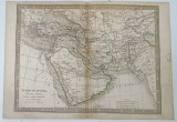 HARTA ' TURQUIE D 'ASIE , ARABIE , PERSE , CABOUL , BELOUTCHISTAN ET TURKESTAN ' , par C.V. MONIN , 1839