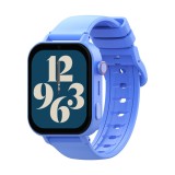 Ceas Smartwatch Pentru Copii Wonlex KT36 cu Functie Telefon, Contacte, Ultra Slim, 4G, e-SIM, Google Play, WhatsApp, model 2025, Albastru