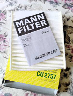 Filtru polen tip CU 2757 produs de MANN FILTER pentru OPEL ASTRA foto