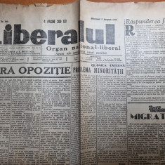 ziarul liberalul 7 august 1946-art. ana pauker,gheorghiu dej,petru groza