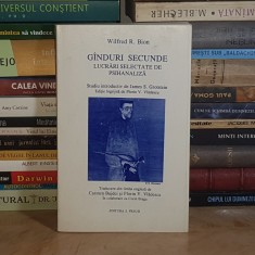 WILFRED R. BION - GANDURI SECUNDE : LUCRARI SELECTATE DE PSIHANALIZA , ED. 1-A , 1993 * foto