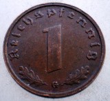 2.755 GERMANIA 1 REICHSPFENNIG 1938 G, Europa, Bronz