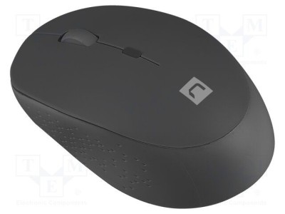 Mouse wireless NATEC optic negru 4 butoane Bluetooth 5.1 10m ergonomic foto