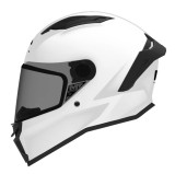 Casca integrala MT Stinger 2 Kids Pure A0 alb lucios - tip viziera: MT-V-28B - casca de copii - Alb lucios, M kids (51/52cm)