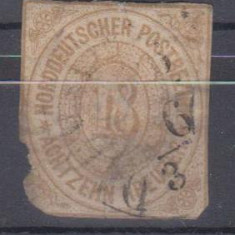 Germania - nord postbezirk, 1869, stampilat (G1)