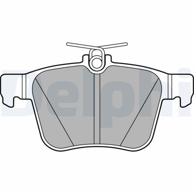 DELPHI LP2697 set placute frana,frana disc foto