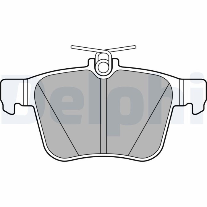 DELPHI LP2697 set placute frana,frana disc