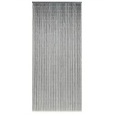 Perdea Usa Insecte Bambus vidaXL 90x200 cm Gri Inchis Anti-Insecte Tantar Muste Silentioasa Decorativa