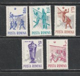 Romania 1963 - #569 Campionatele Europene de Fotbal 5v MNH, Nestampilat