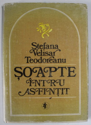 SOAPTE INTRU ASFINTIT , POEME de STEFANA VELISAR TEODOREANU , 1981 , DEDICATIE * foto
