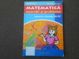 Mihail Rosu, Niculina - Matematica, exercitii si probleme pentru clasele III-IV