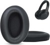 Set 2 bureti pentru casti Sony WH-1000XM3 WH1000XM3, Over-Ear - Negru - Spuma cu memorie - Piele ecologica