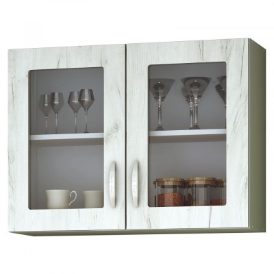 Corp Superior Cu Geam Venus, 80x29x60 cm, Alb k001 foto