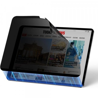 Folie de protectie Ecran Privacy ESR Magnetic pentru Apple iPad Pro 11 (2024), Plastic foto