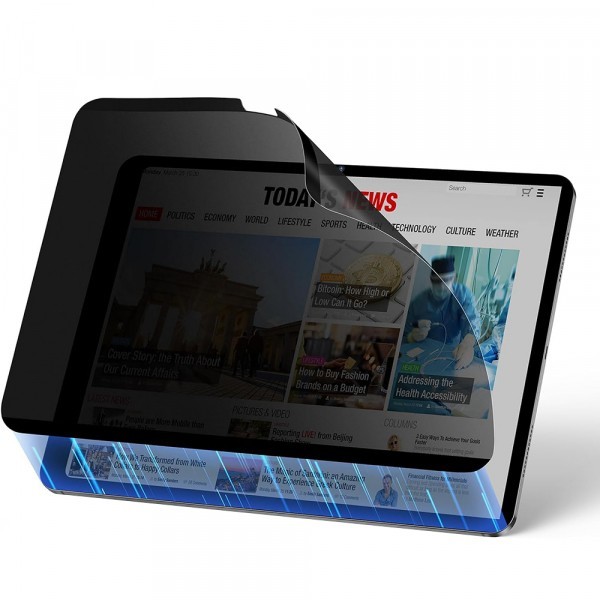 Folie de protectie Ecran Privacy ESR Magnetic pentru Apple iPad Pro 11 (2024), Plastic