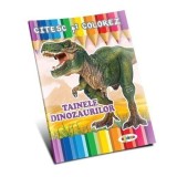 Cumpara ieftin Citesc si colorez - Tainele dinozaurilor