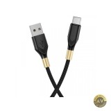Cablu Date si Incarcare USB-A - USB-C Borofone BX92 Advantage 18W 1m Negru