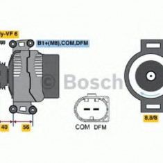 Generator / Alternator MERCEDES VITO / MIXTO caroserie (W639) (2003 - 2016) BOSCH 0 986 047 490